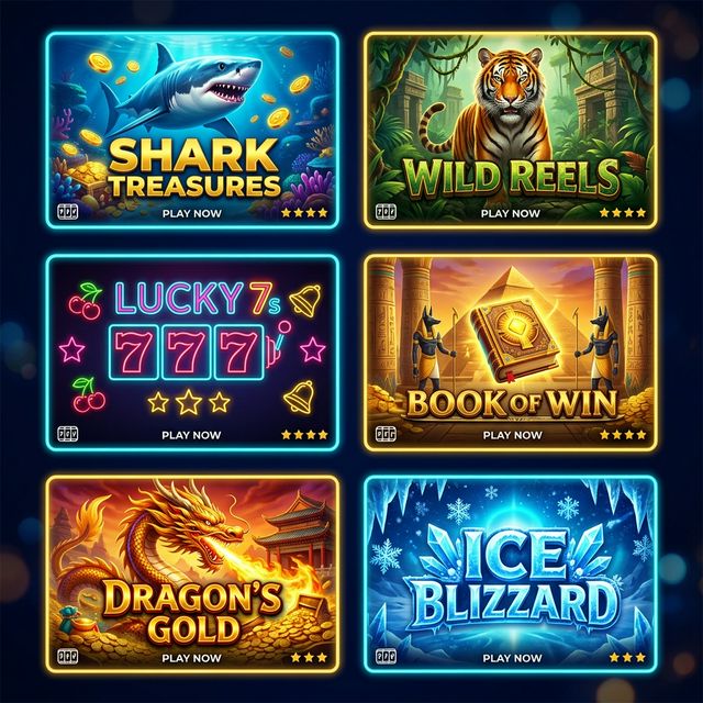 WinShark Casino Spielkatalog – Top-Slots: Shark Treasures, Wild Reels, Lucky 7s